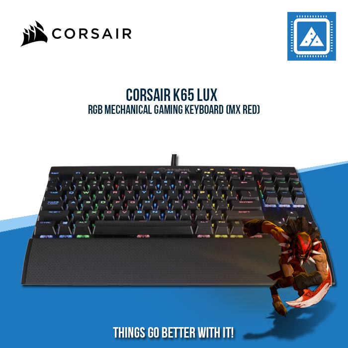 CORSAIR K65 LUX RGB MECHANICAL GAMING KEYBOARD (MX RED) CORSAIR K65 LUX RGB MECHANICAL GAMING KEYBOARD (MX RED)